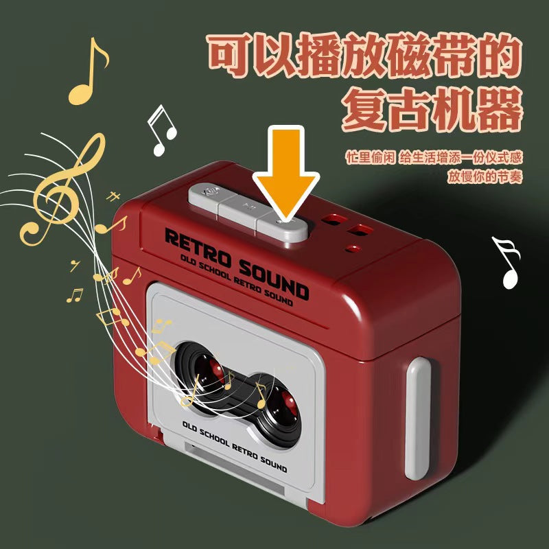 Wholesale Retro tape recorder mini cassette keychain bag pendant